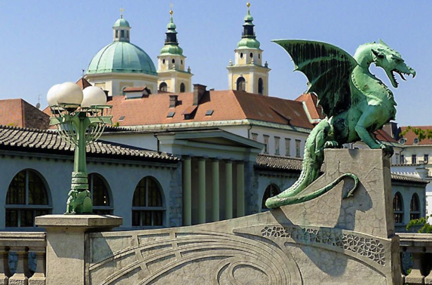 Dragon Bridge, Ljubljana, Slovenia